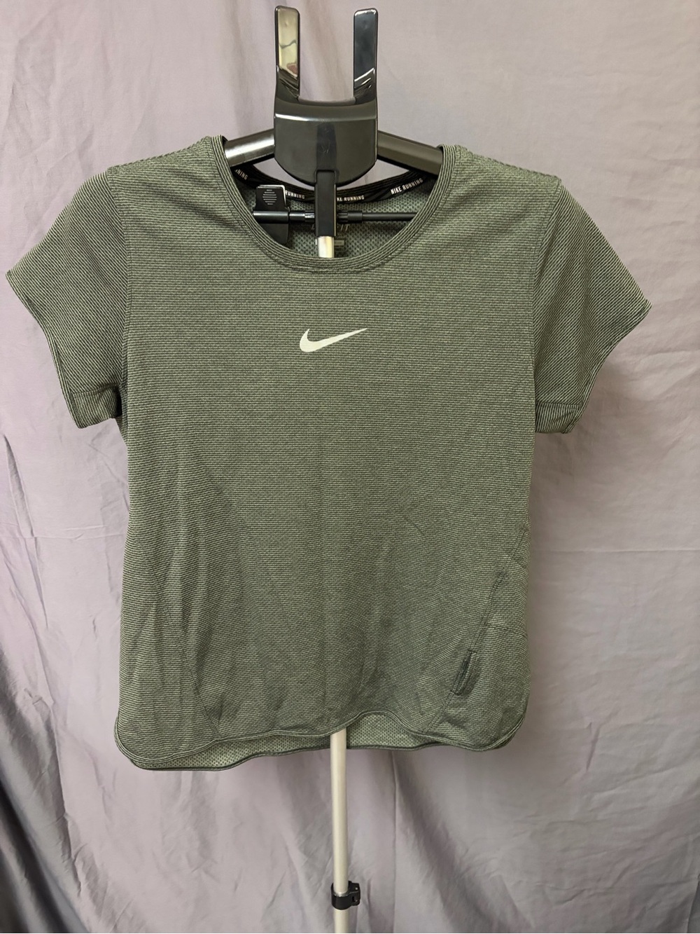 Nike Olive Green Short Sleeve Dri-FIT Tee